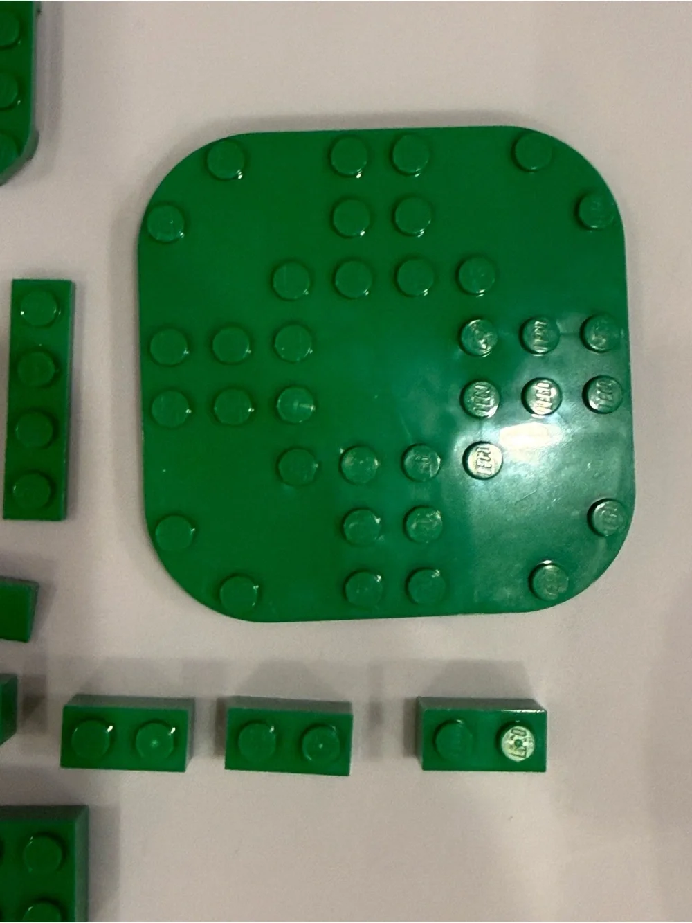 Lego green planks blocks pieces parts element lot